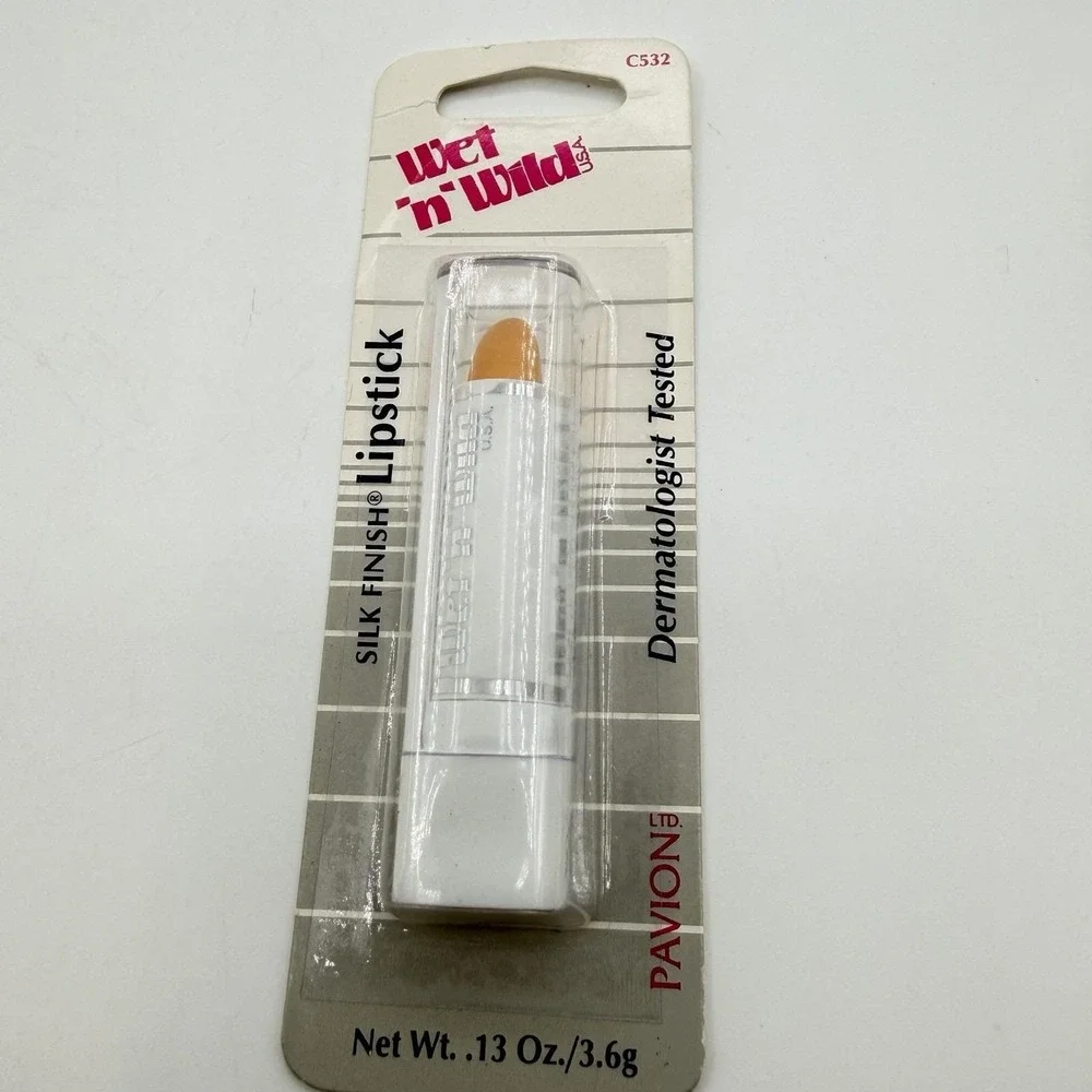 Vtg Wet 'n Wild Silk Finish Lipstick 1991 Pavion NOS Sealed Blister Pack LOT 10